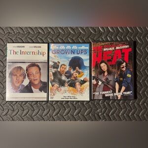 The Internship, Grown Ups & Heat: Comedy Movie DVD Set